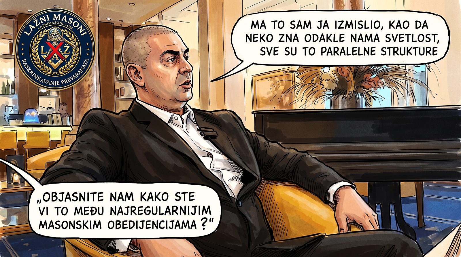 Strip: Objasnite kako ste među najregularnijim masonskim obedijencijama