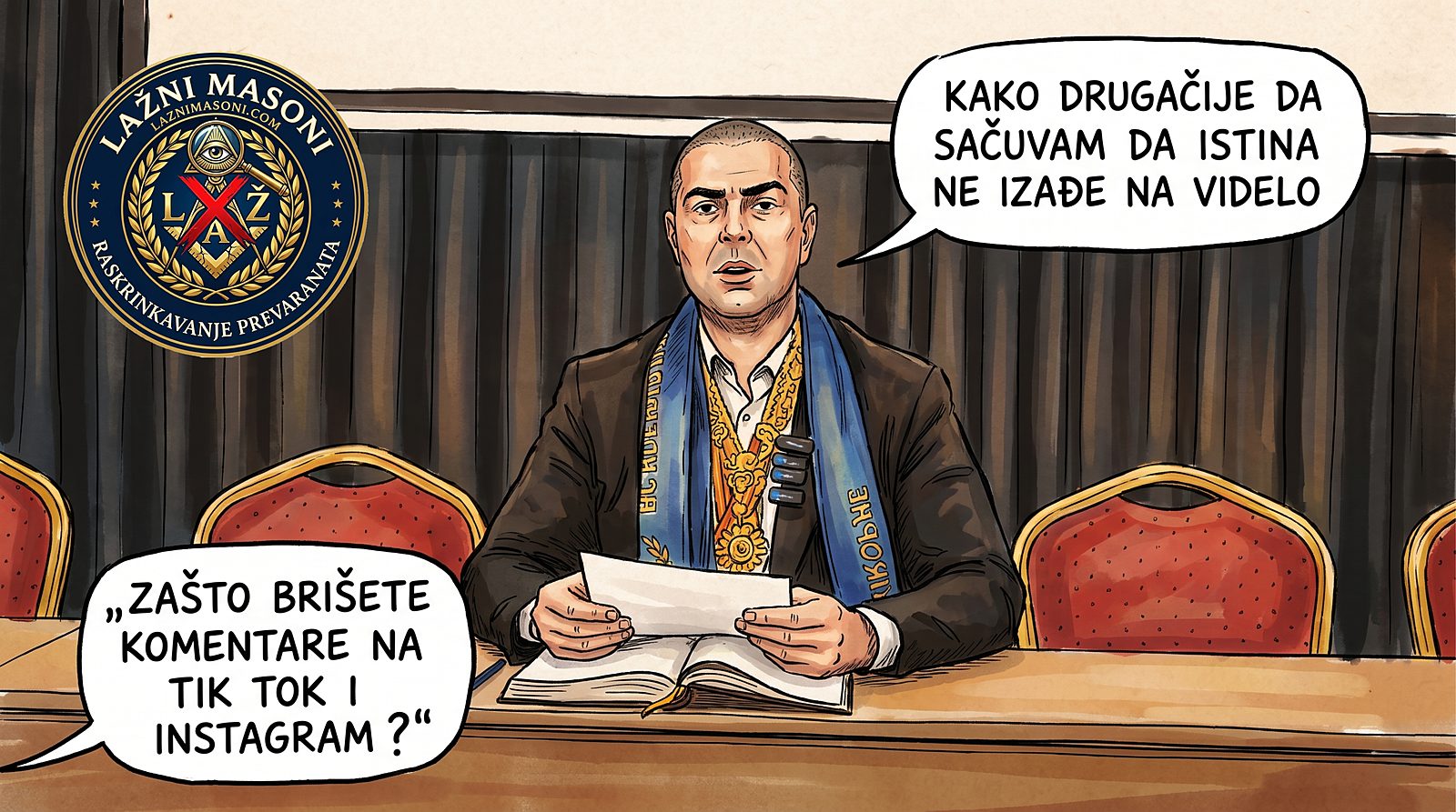 Strip: Zašto brišete komentare na TikTok i Instagram?